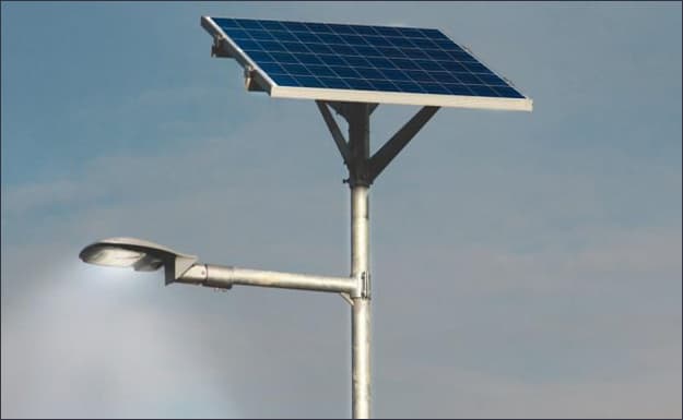 outdoor led solar street light